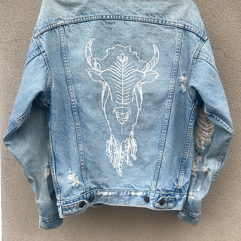 LF Furst of A Kind xVintage Levi's Trucker Jacket - Picture 4 of 16